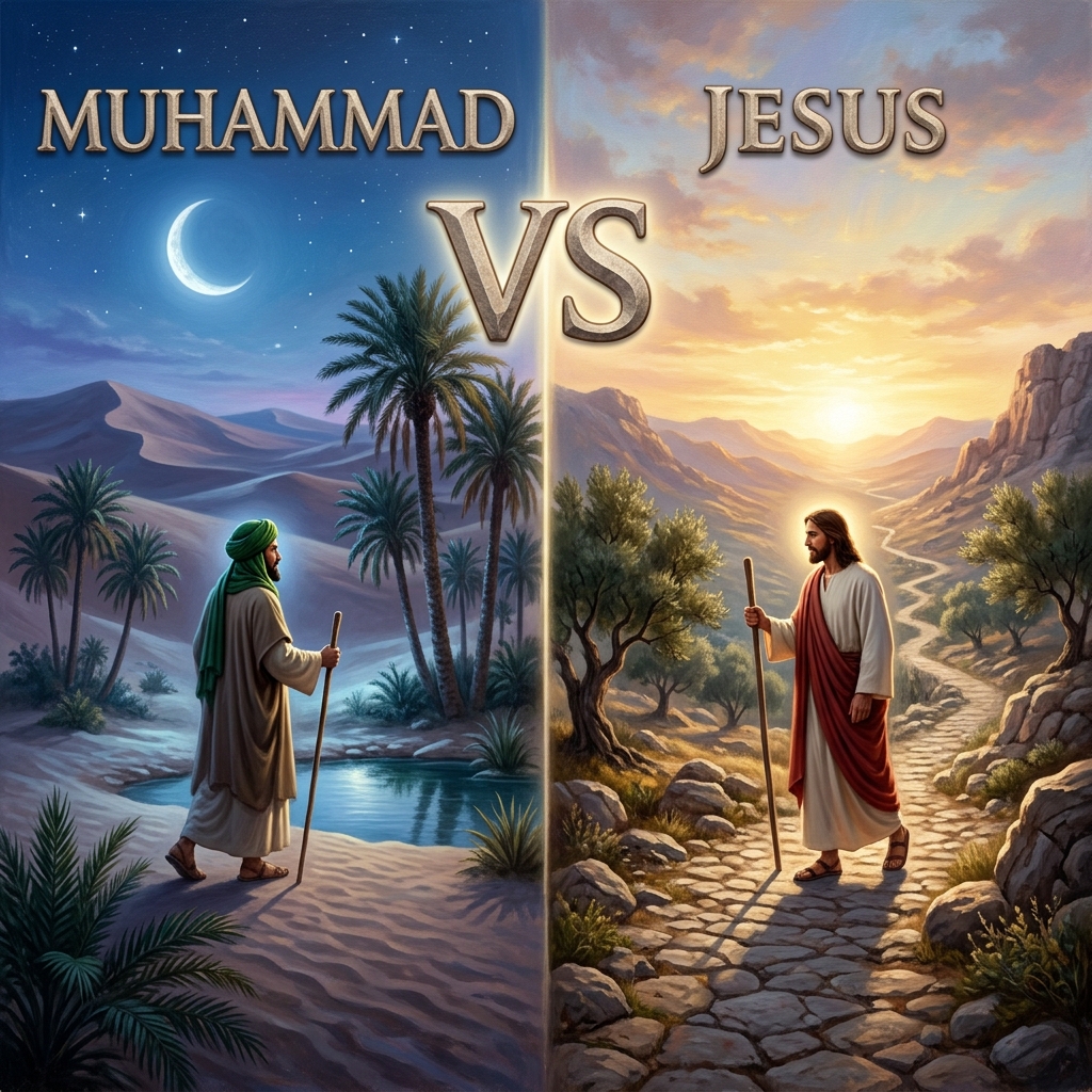 Muhammad vs. Jesus: A Christian Comparison title card